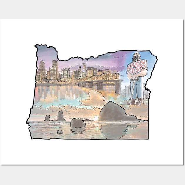 Oregon Wall Art by TwoBroads